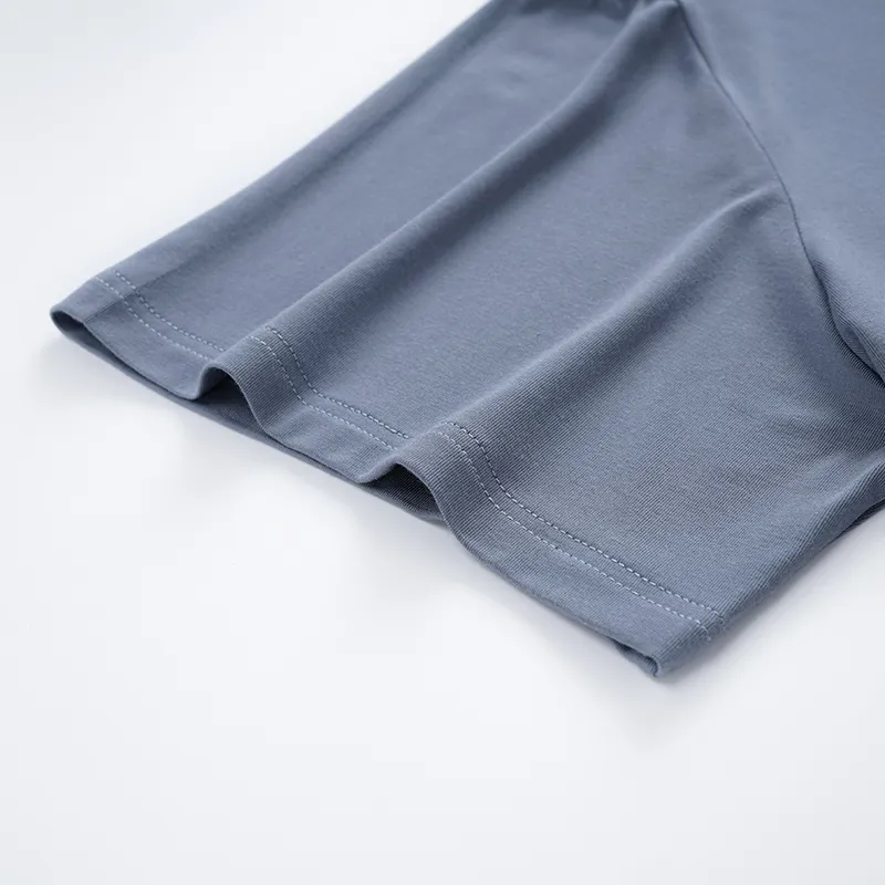 PLANDOO Pajama Set Men's Light Navy Blue-2