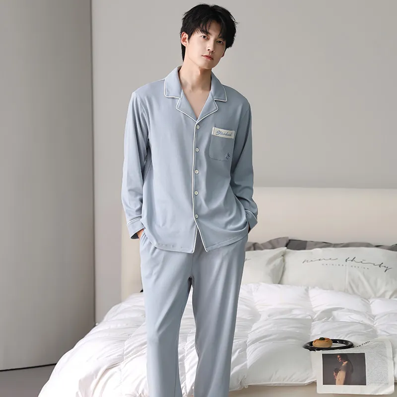 PLANDOO Pajama Set Men's Image Color-1