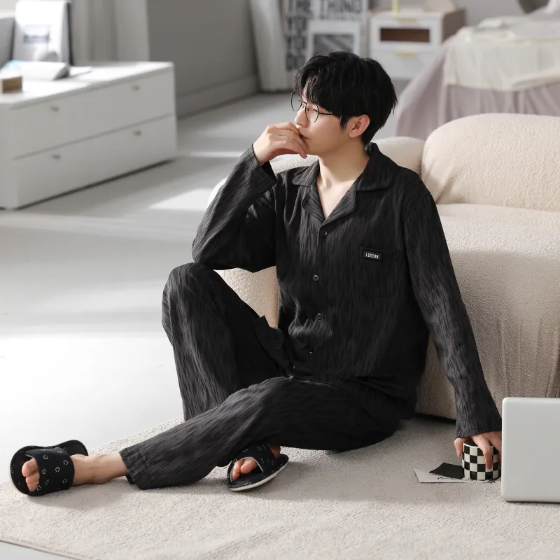 PLANDOO Pajama Set Unisex Image Color-3