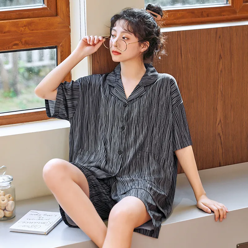 PLANDOO Pajama Set Women's Image Color-4