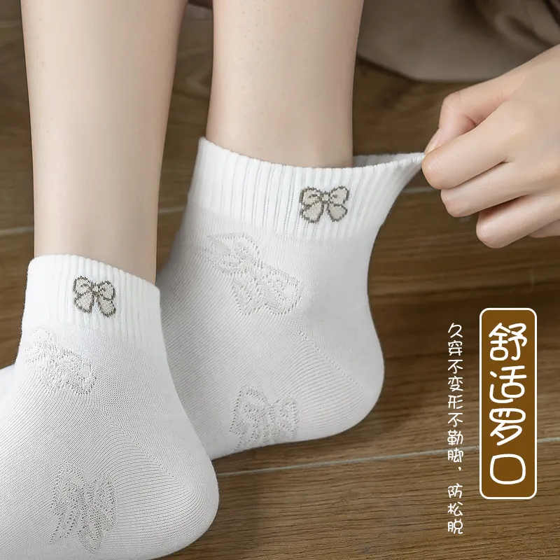 PLANDOO Mid Calf Socks Women's 5 Pack-6
