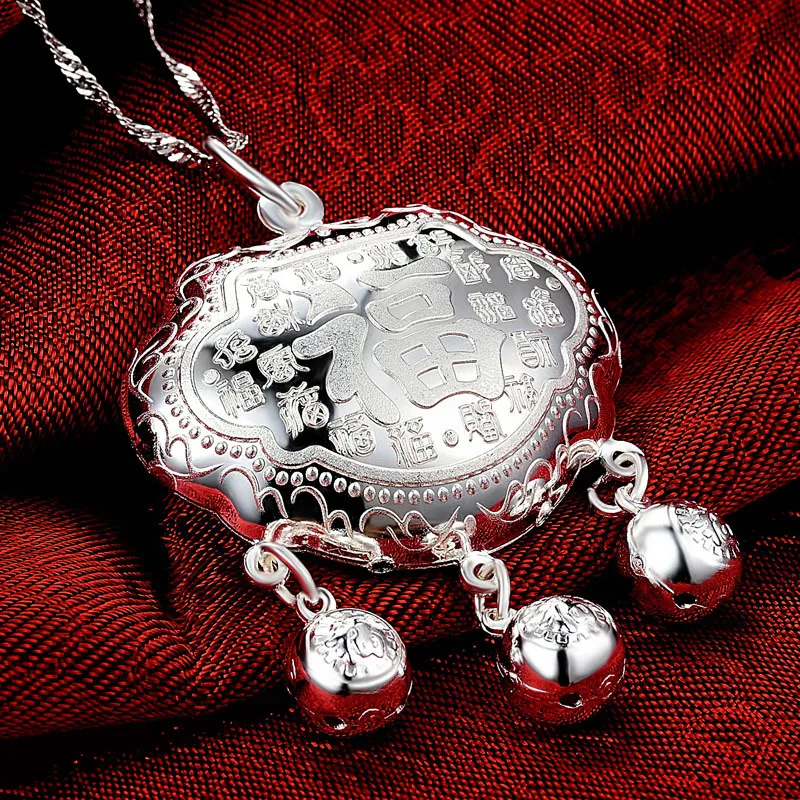 Bifeiman 999 Fine Silver Sterling Silver Necklace Kids'-10