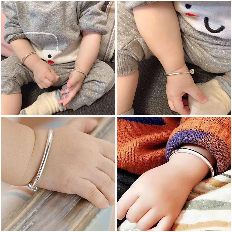 Bifeiman 999 Fine Silver Sterling Silver Necklace Kids'-92