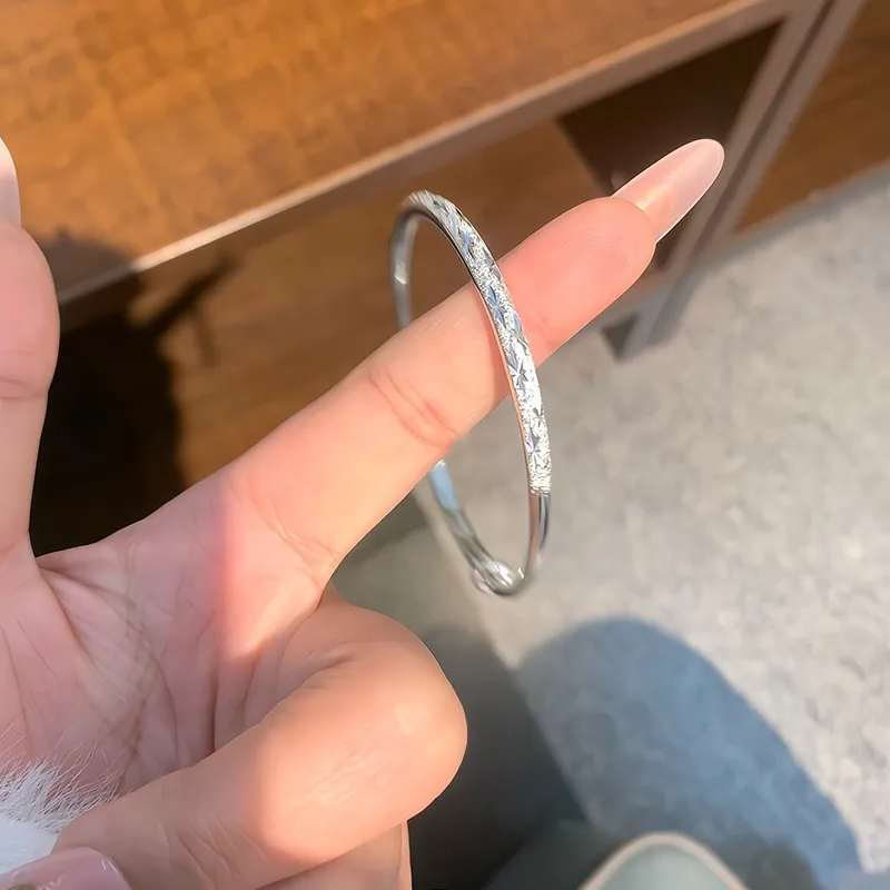 Bifeiman 999 Fine Silver Bangles Women's-5