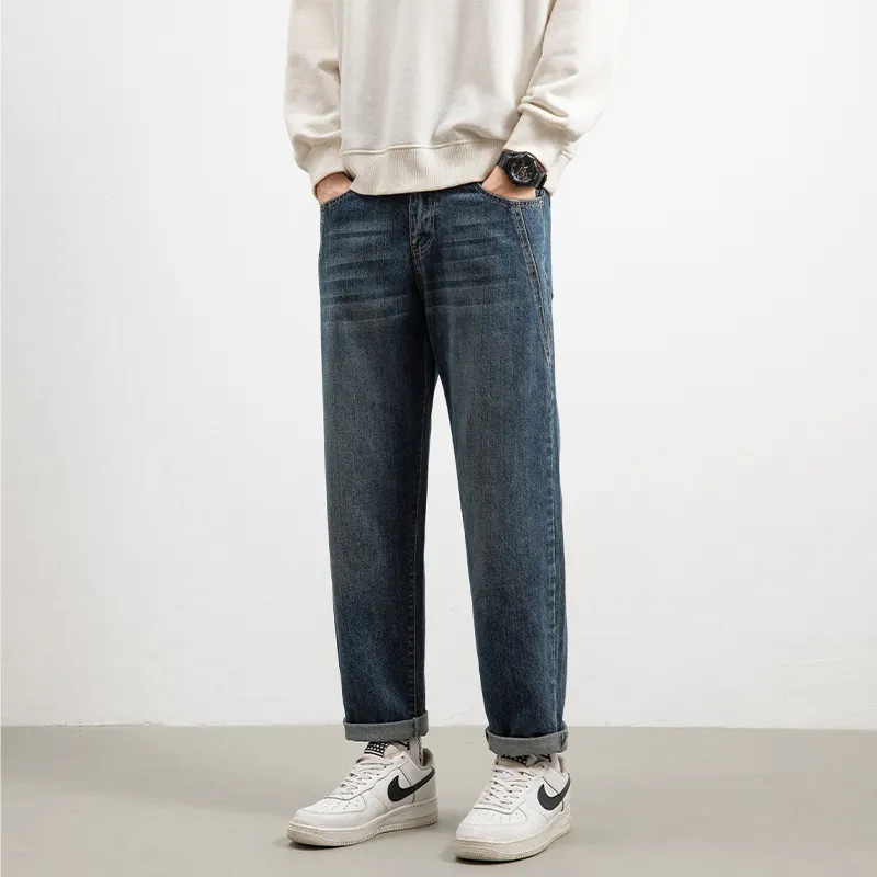 FASTFISH Jeans Men Blue-2