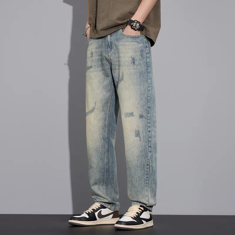 FASTFISH Jeans Unisex Blue-3