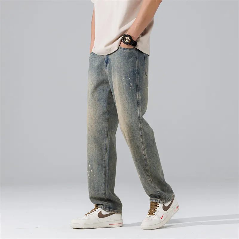FASTFISH Jeans Men Blue-7