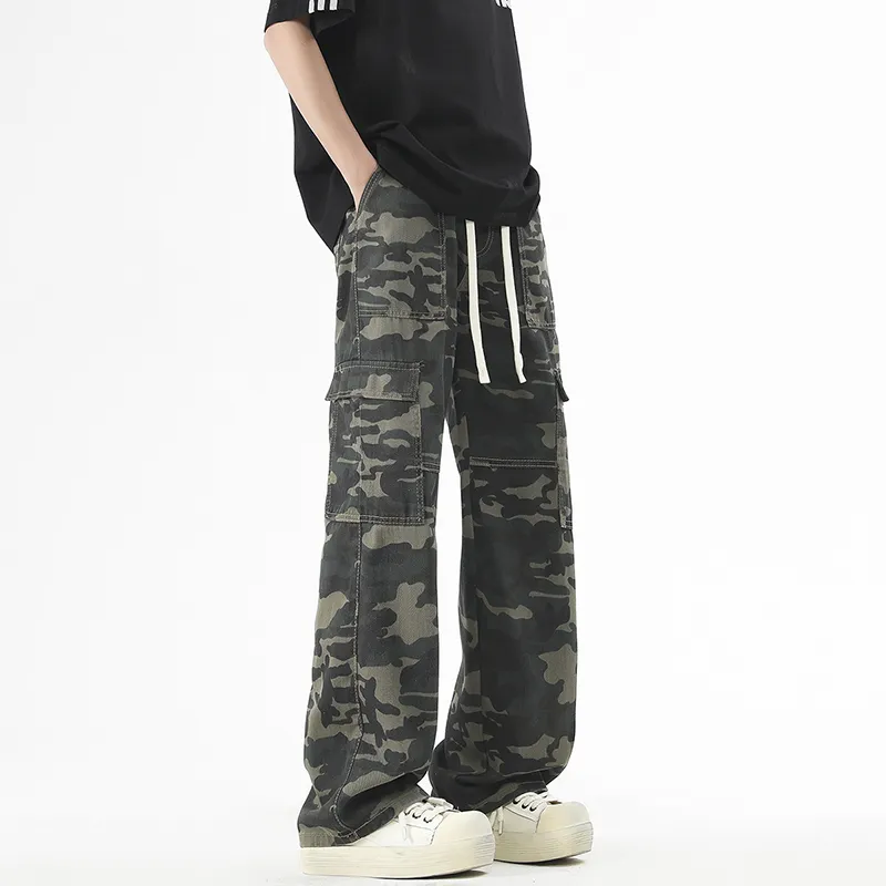 FASTFISH Casual Pants Unisex Camouflage-3