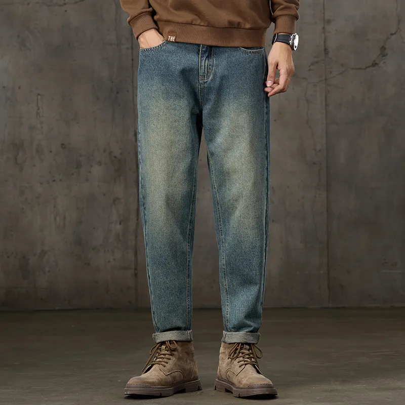 FASTFISH Jeans Men Blue-2