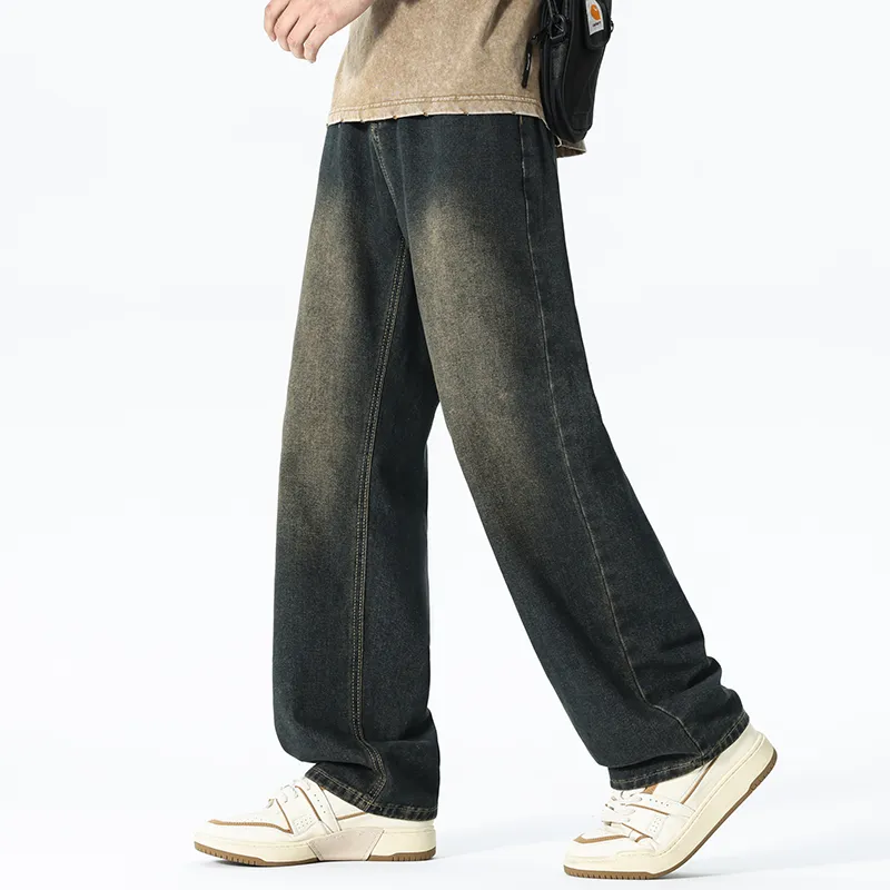 FASTFISH Jeans Unisex Navy Blue-2
