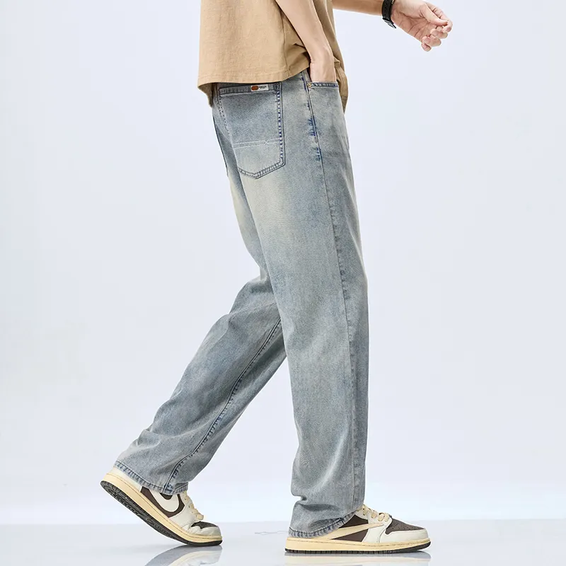 FASTFISH Jeans Unisex Nostalgic Blue-4