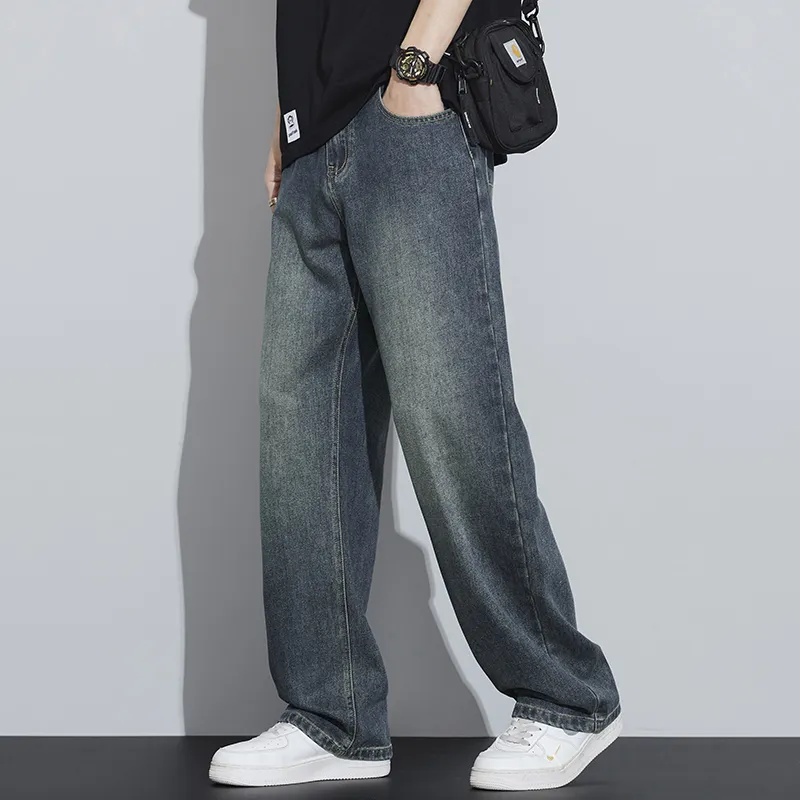 FASTFISH Jeans Unisex Blue-3