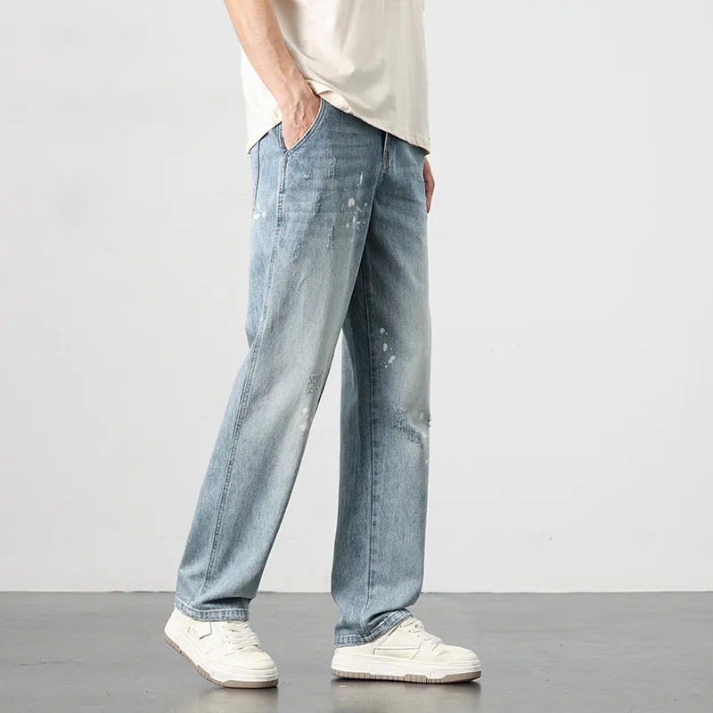 FASTFISH Jeans Unisex Light Blue-3