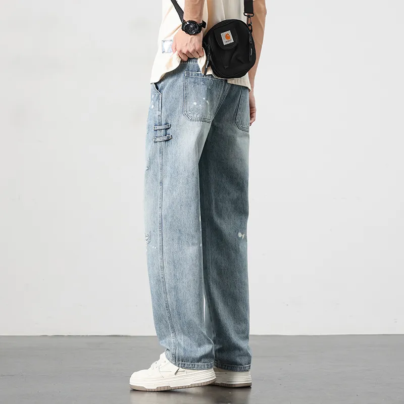 FASTFISH Jeans Unisex Light Blue-1