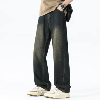 FASTFISH Jeans Unisex Navy Blue