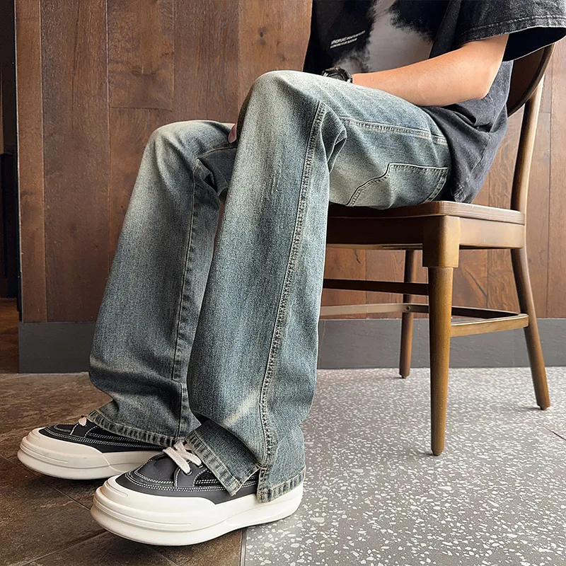 FASTFISH Jeans Unisex Vintage Blue-4