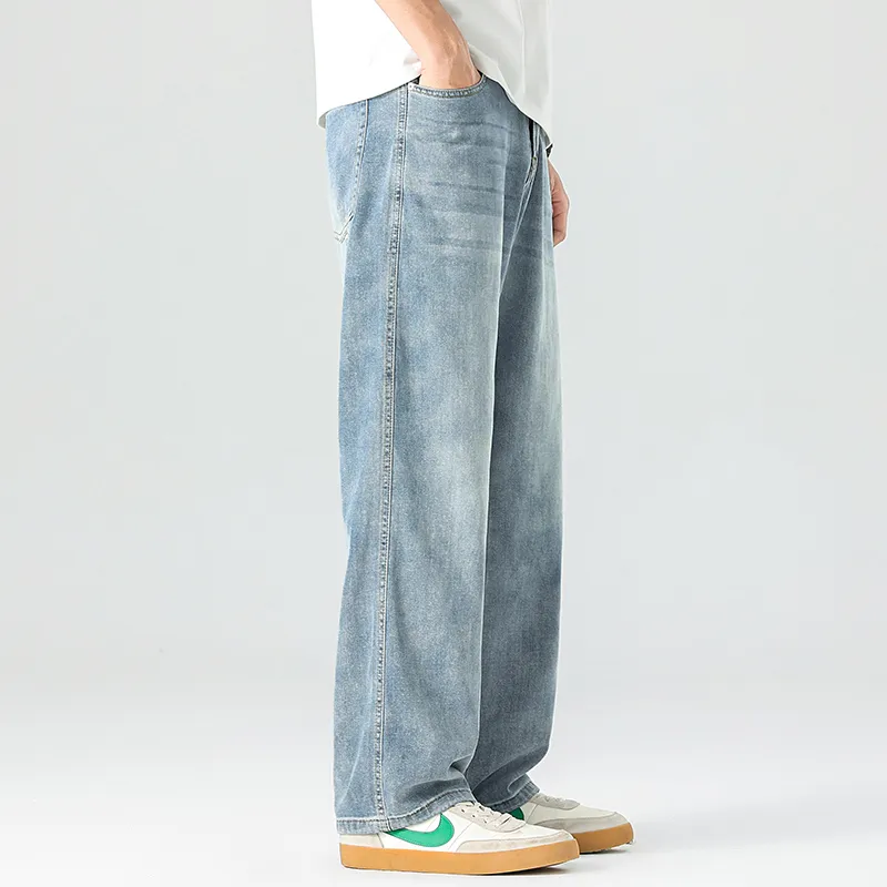 FASTFISH Jeans Unisex Light Blue-4