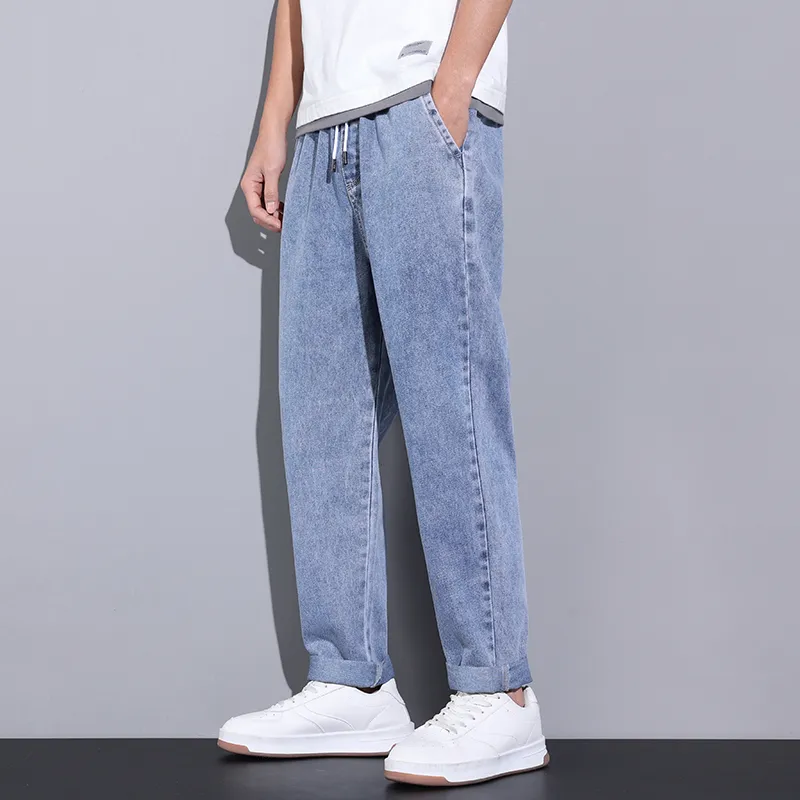 FASTFISH Jeans Unisex Light Blue-6
