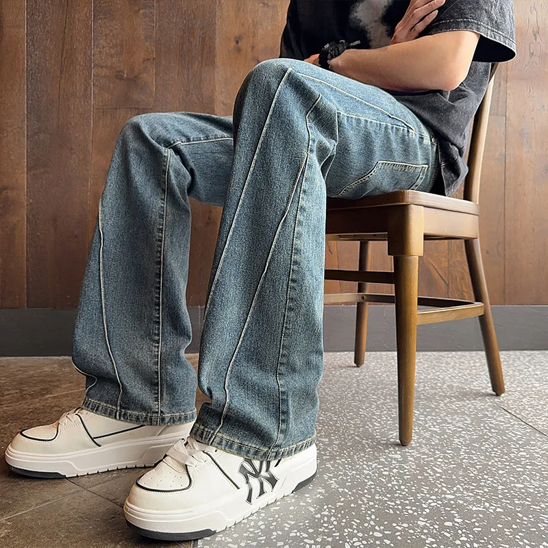 FASTFISH Jeans Unisex Vintage Blue-3