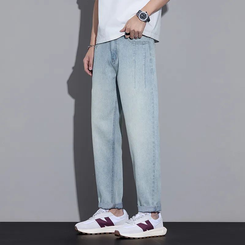 FASTFISH Jeans Unisex Light Blue-2