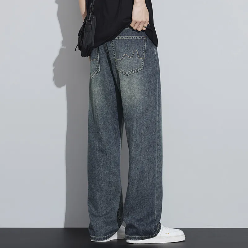 FASTFISH Jeans Unisex Blue-4