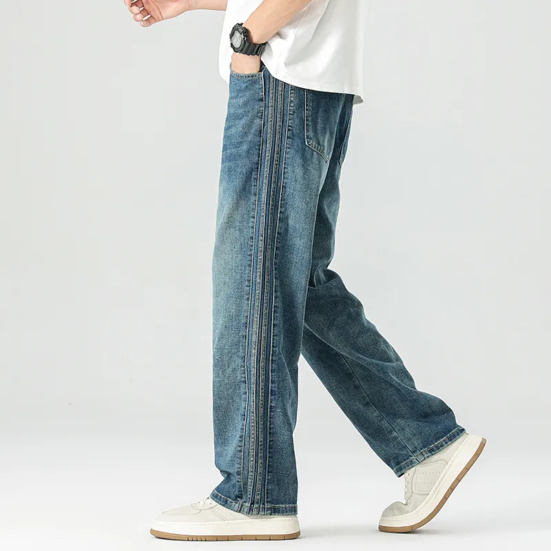 FASTFISH Jeans Unisex Blue-2