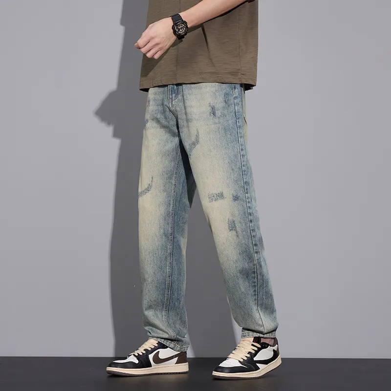 FASTFISH Jeans Unisex Blue-4