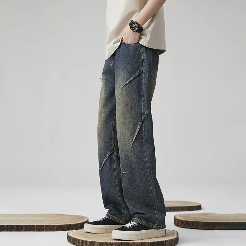FASTFISH Jeans Unisex Vintage Blue-2