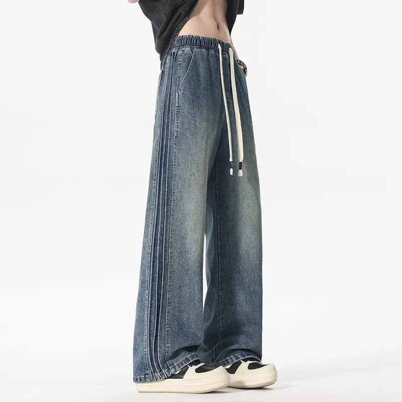 FASTFISH Jeans Unisex Vintage Blue-4