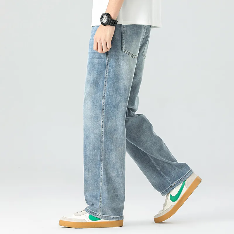 FASTFISH Jeans Unisex Light Blue-3