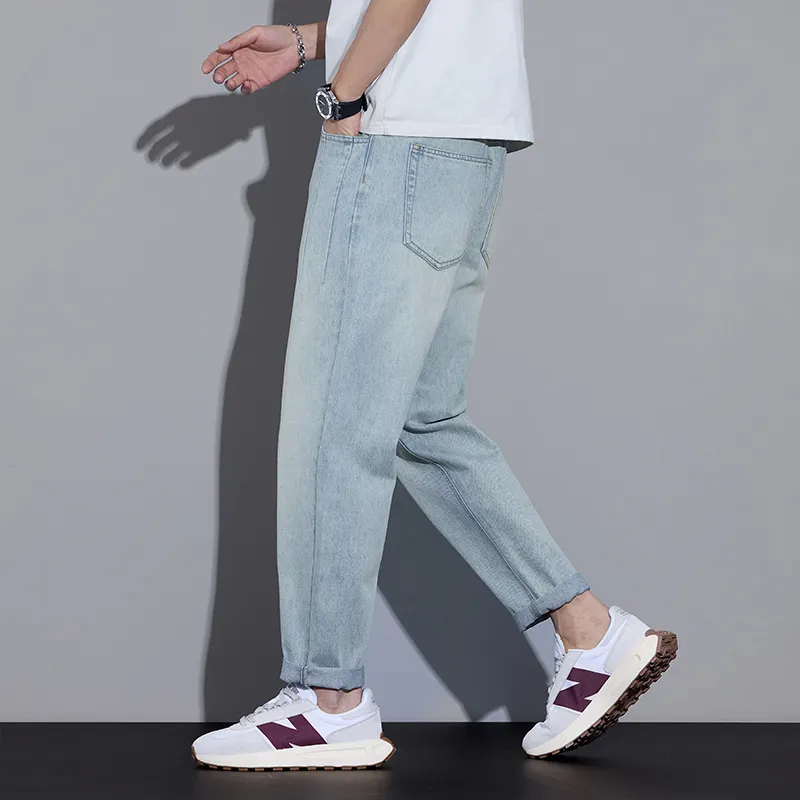 FASTFISH Jeans Unisex Light Blue-4