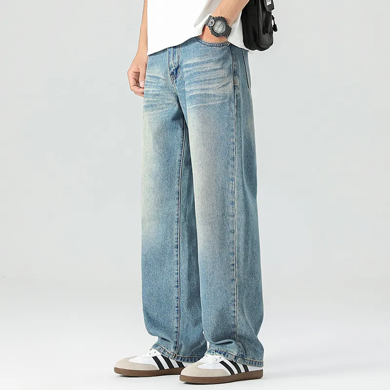 FASTFISH Jeans Unisex Blue-2