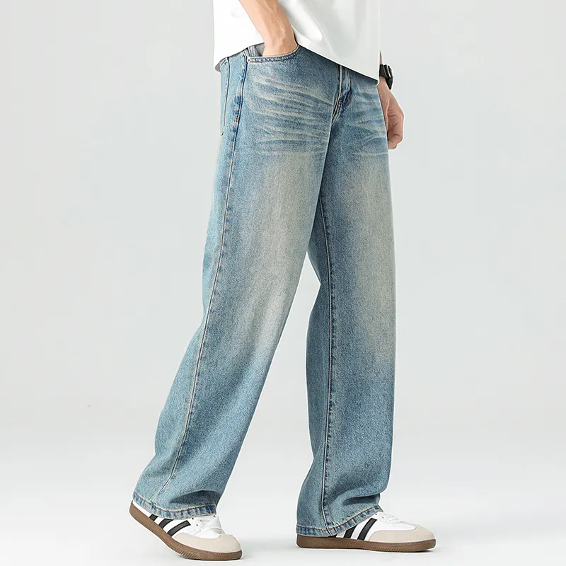FASTFISH Jeans Unisex Blue-4