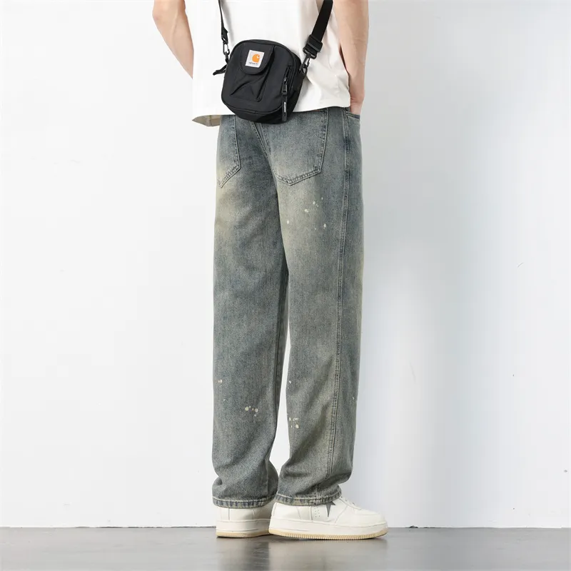 FASTFISH Jeans Men Blue-6