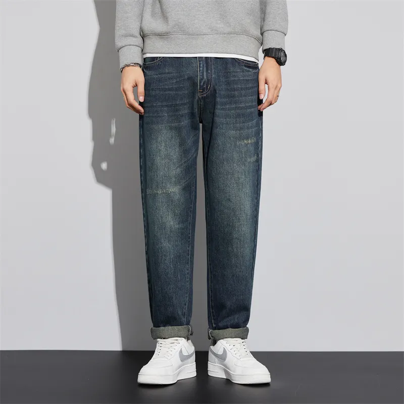 FASTFISH Jeans Men Blue-3