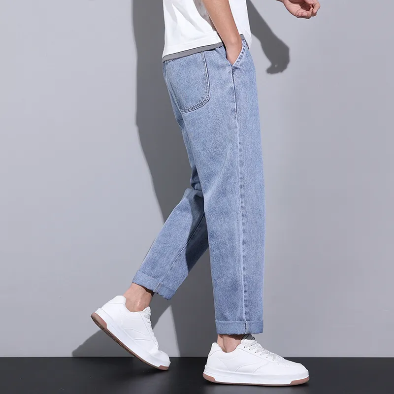 FASTFISH Jeans Unisex Light Blue-5