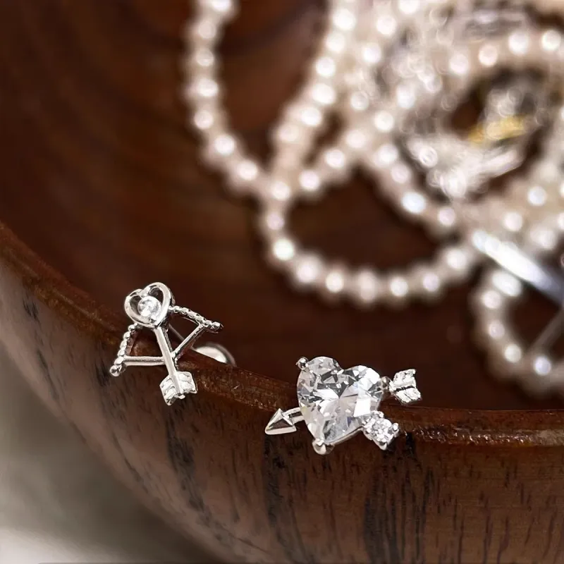 UX S925 Silver Stud Earrings Women's-1