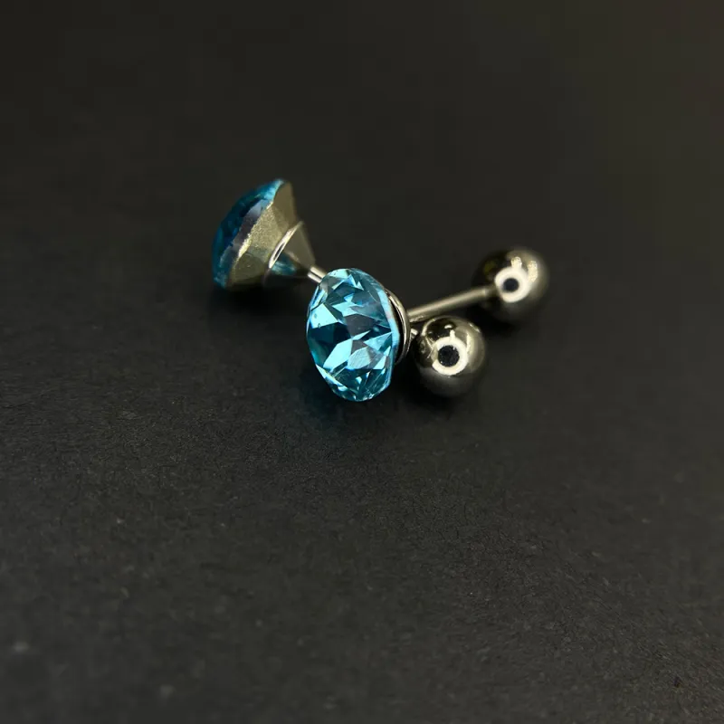 UX Deep Serene Cool Stud Earrings Unisex-2