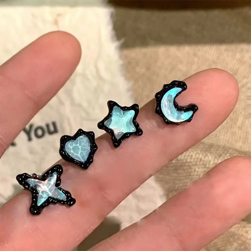 UX Ear Bone Nails Stud Earrings Women's-1
