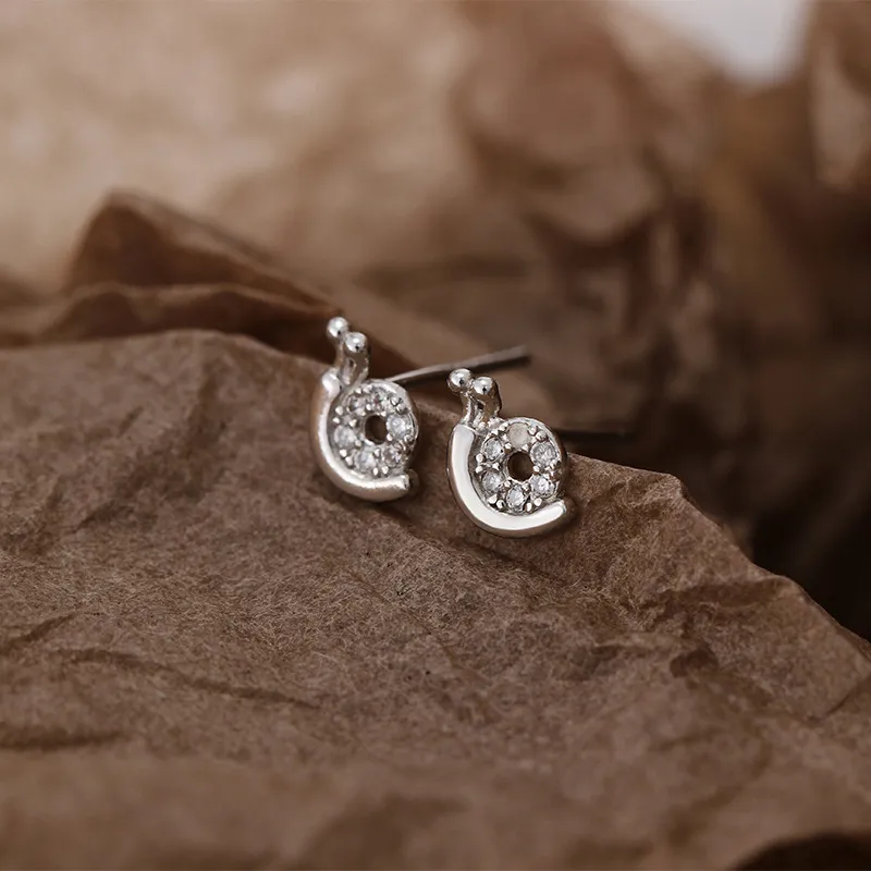 UX S925 Silver Stud Earrings Women's-3