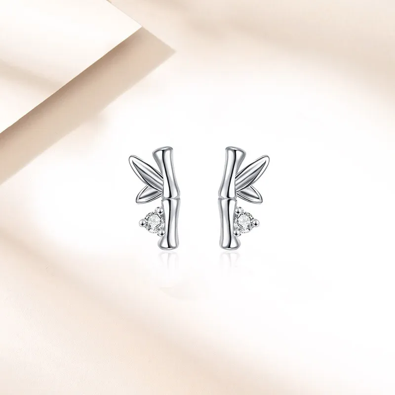 UX S925 Silver Stud Earrings Women's-3