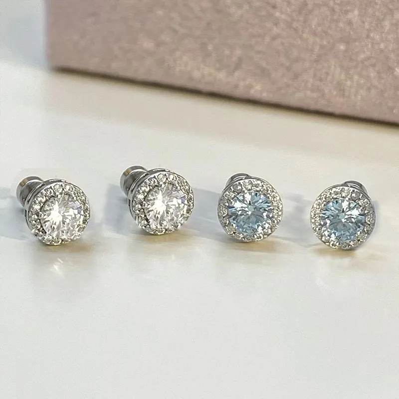 UX Ear Canal Screw Flat Niche Luxury Stud Earrings Unisex-4