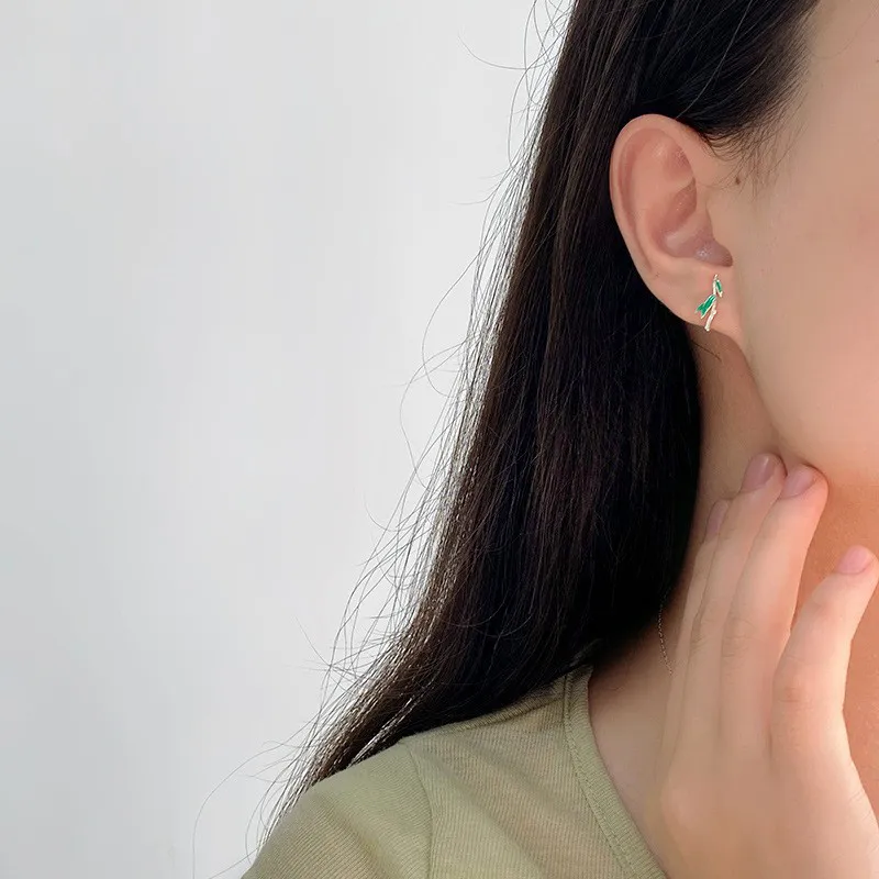 UX S925 Sterling Silver New Chinese Style National Trend Elegant Advanced Niche Earrings Women's-1