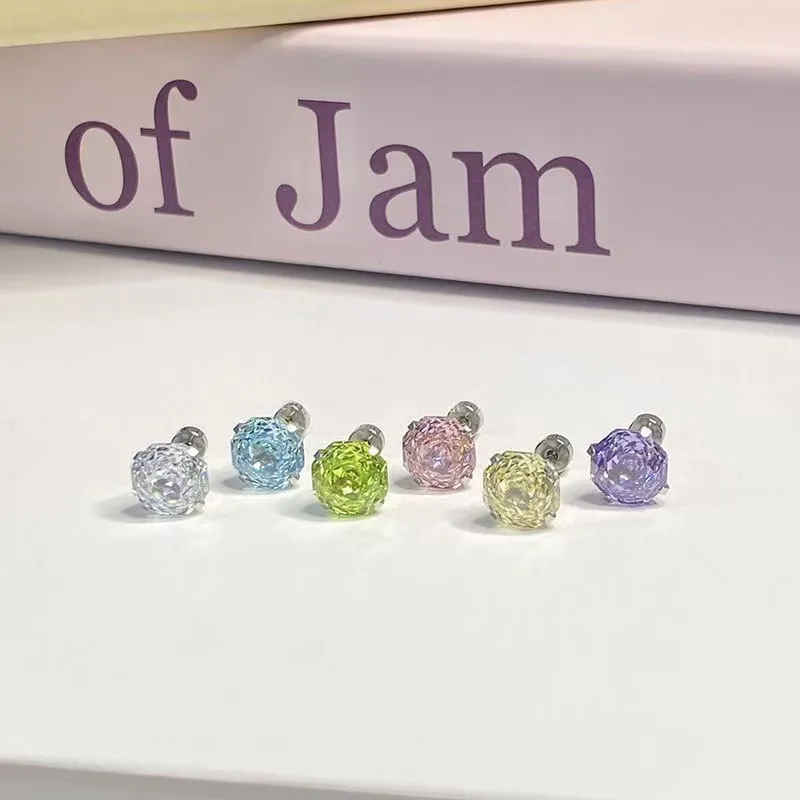 UX Ear Bone Stud For Piercing Flat Hypoallergenic Stud Earrings Unisex-2