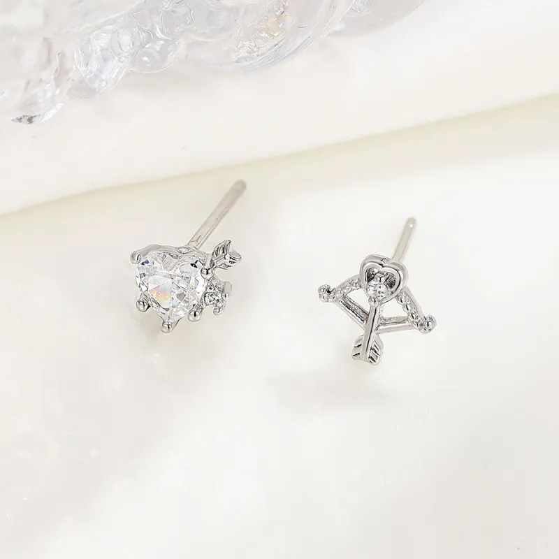 UX S925 Silver Stud Earrings Women's-3
