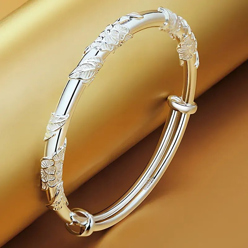 UX 999 Fine Silver Bangles Unisex-3