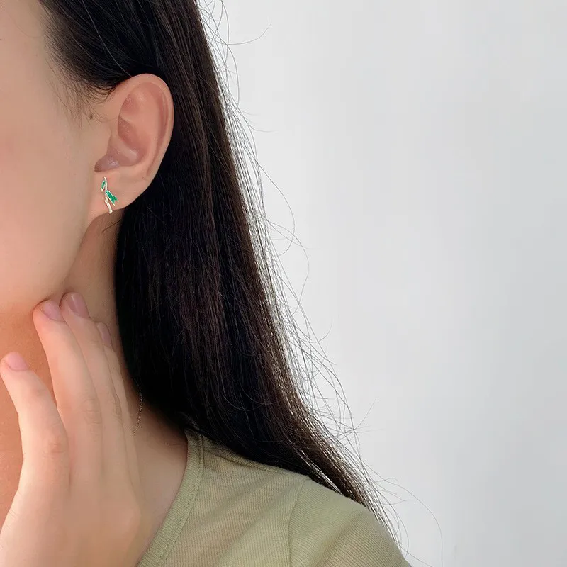 UX S925 Sterling Silver New Chinese Style National Trend Elegant Advanced Niche Earrings Women's-3