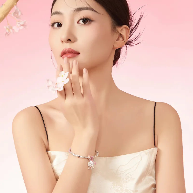 Lao Feng Xiang S 999 Fine Silver Bangles Unisex-1