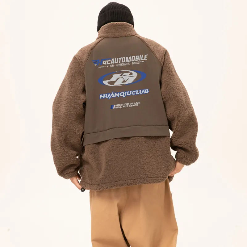 HUANQIU Jackets Unisex-17