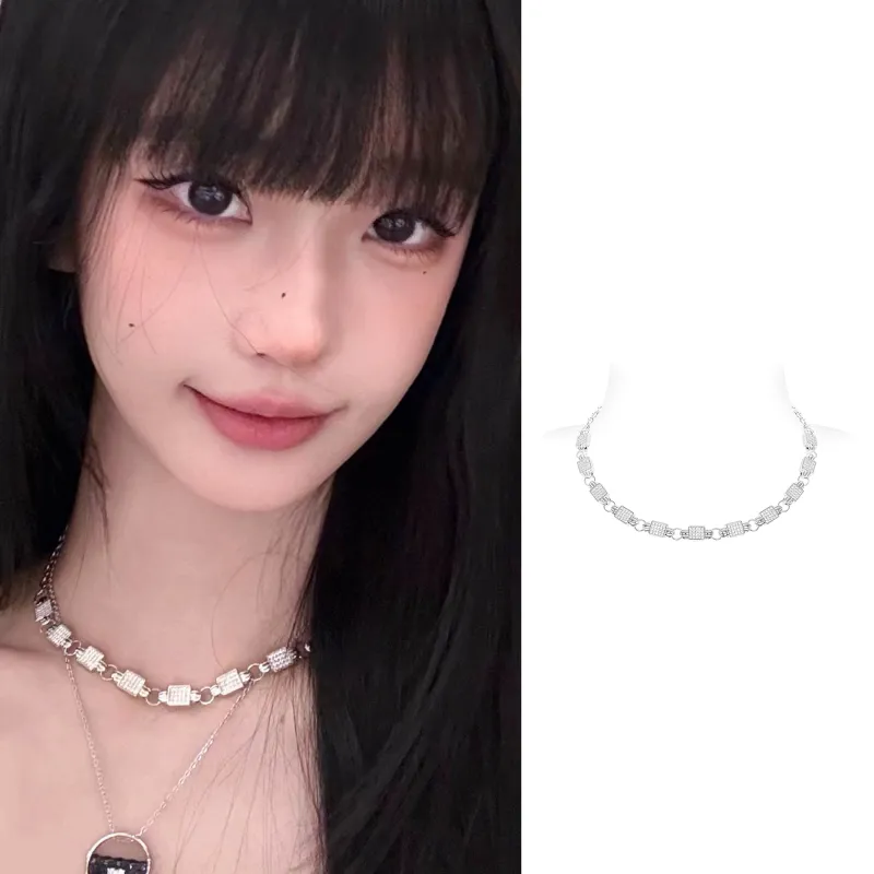 GEMOLA Synthetic Cubic Zirconia Necklaces Women's-4